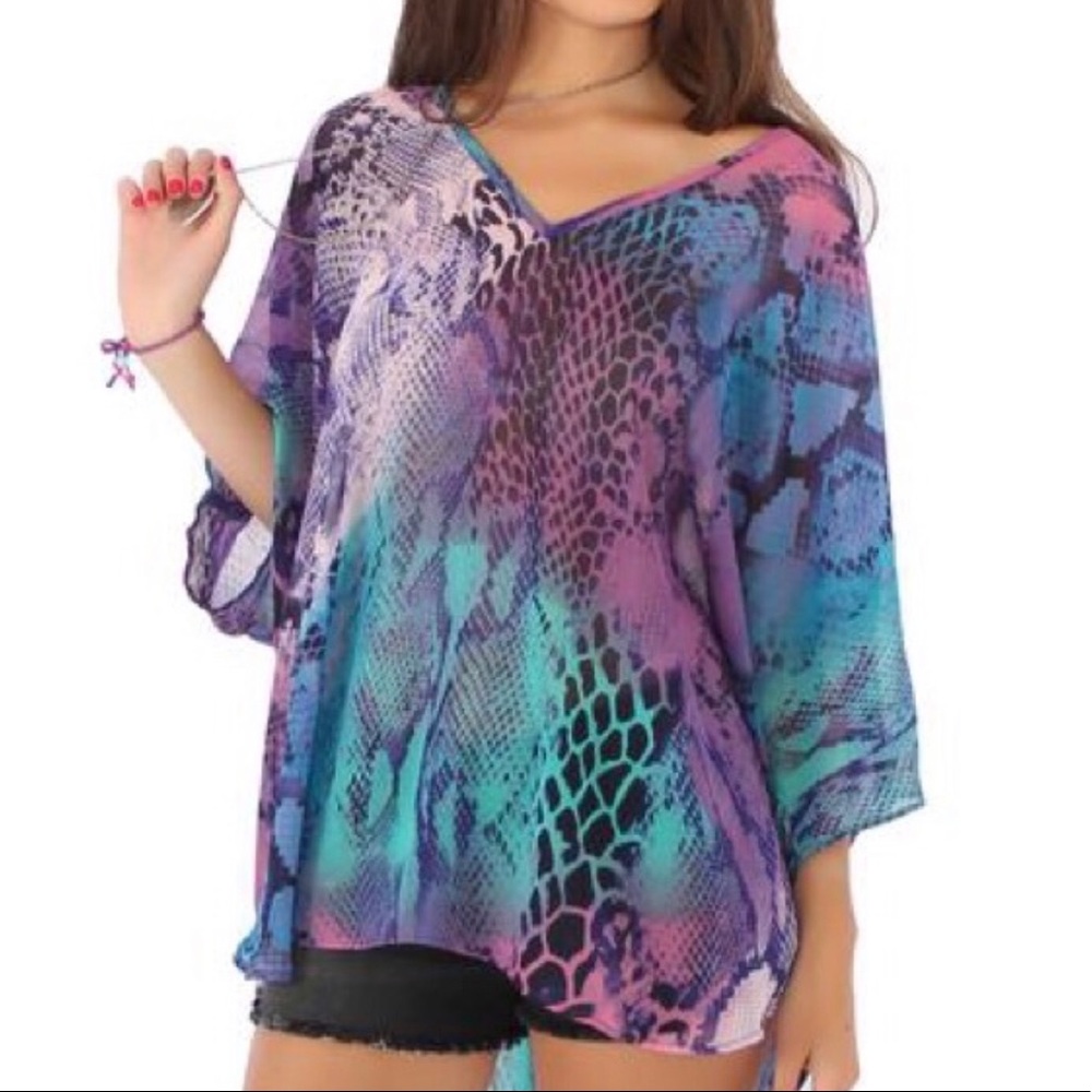 Show Me Your Mumu Shook Tunic- Party Snake